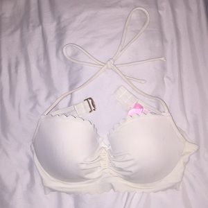 White bikini top
